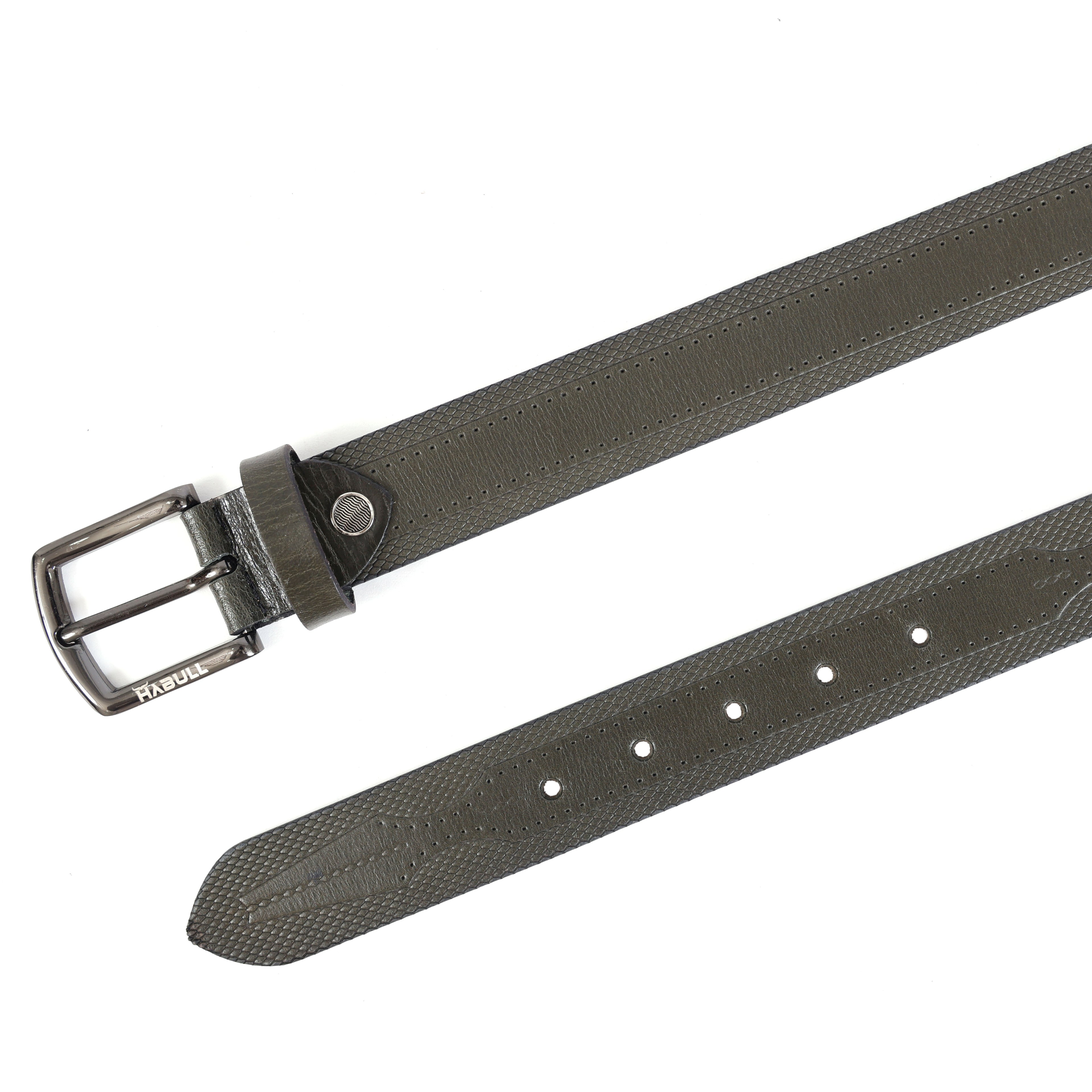 Modern Casual Brown Leather Belt – Premium Genuine Leather Everyday Belt