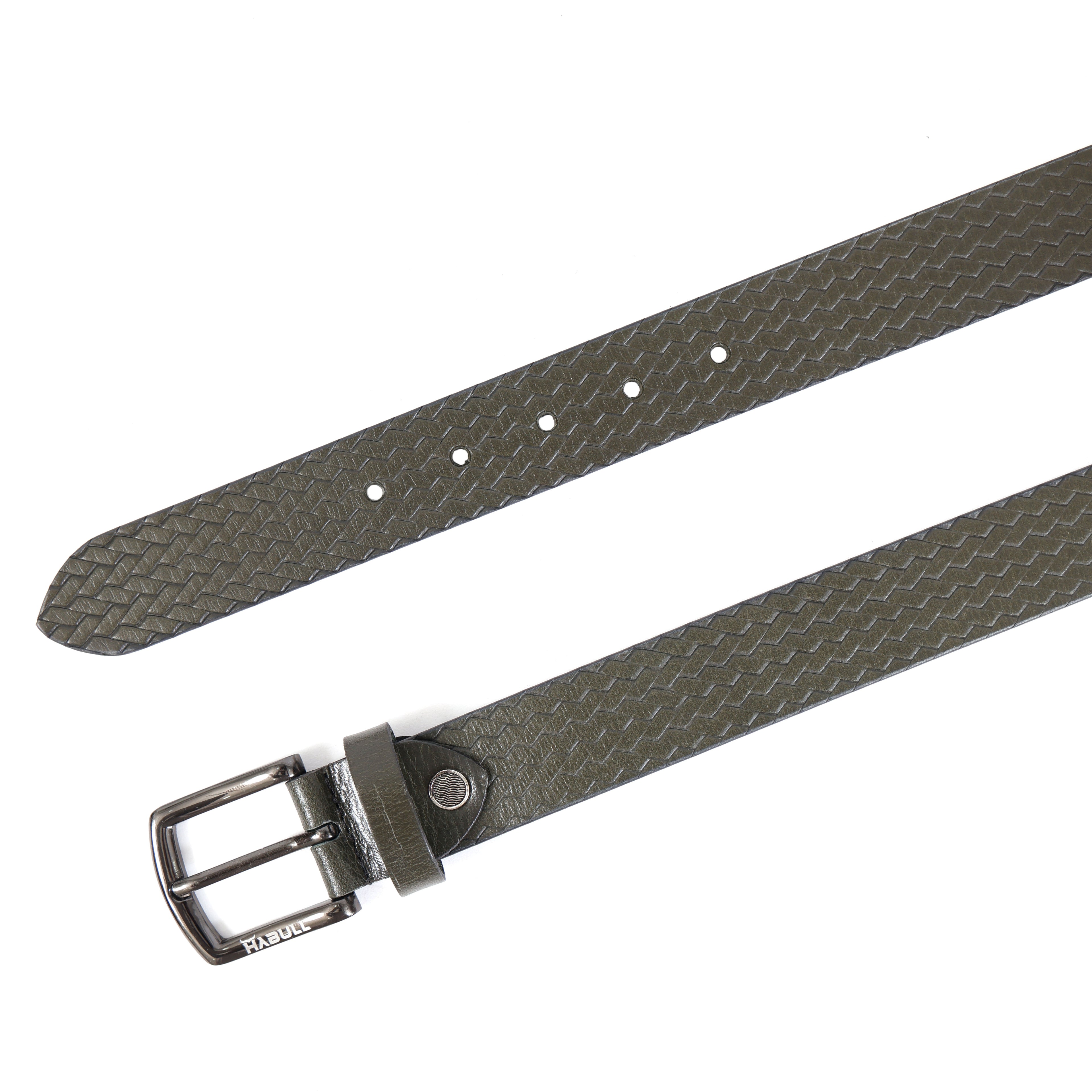 Classic Brown Leather Belt – Casual Genuine Leather Belt for Men