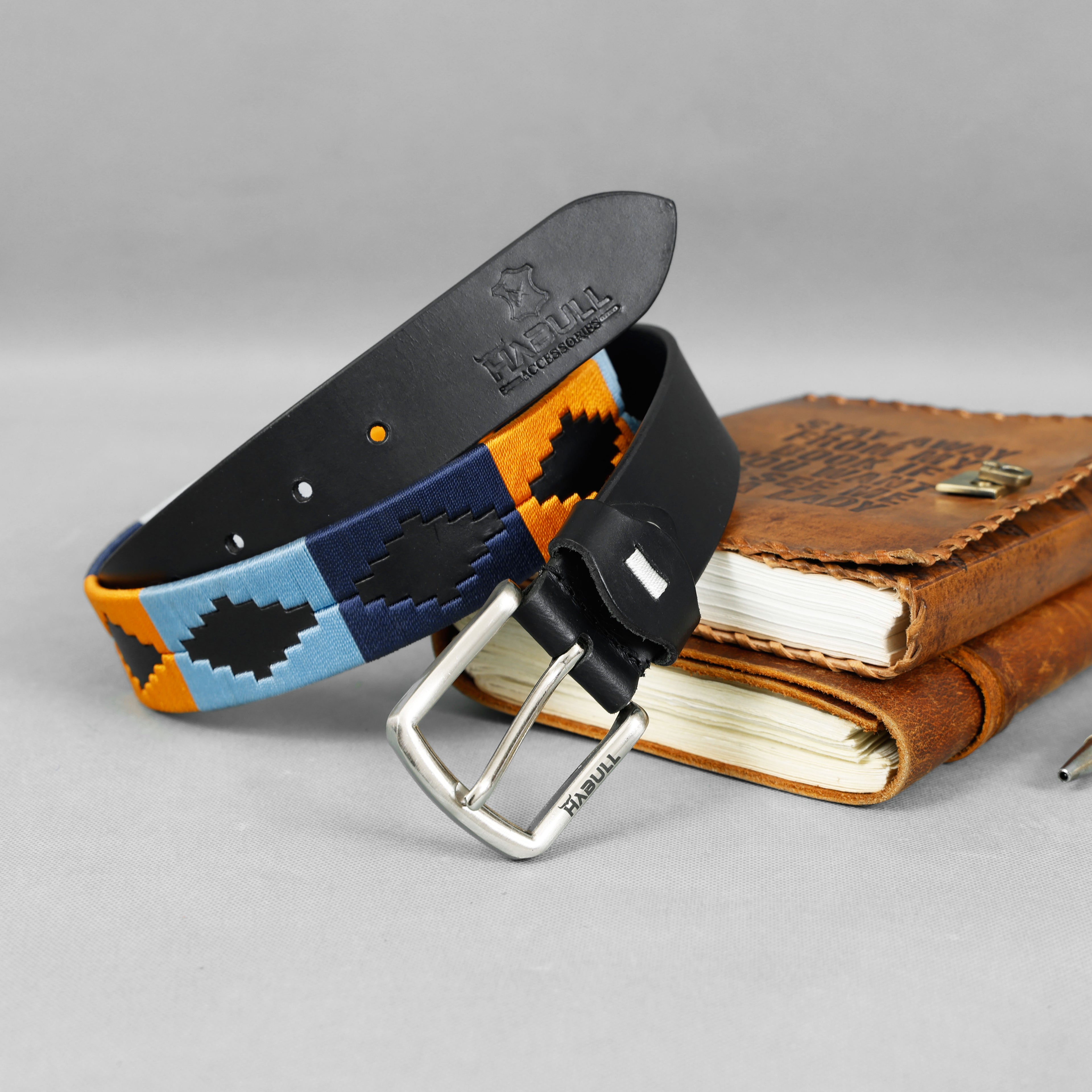Handcrafted Genuine Leather Polo Belt – Premium Argentine-Style Pattern | HABULL Accessories