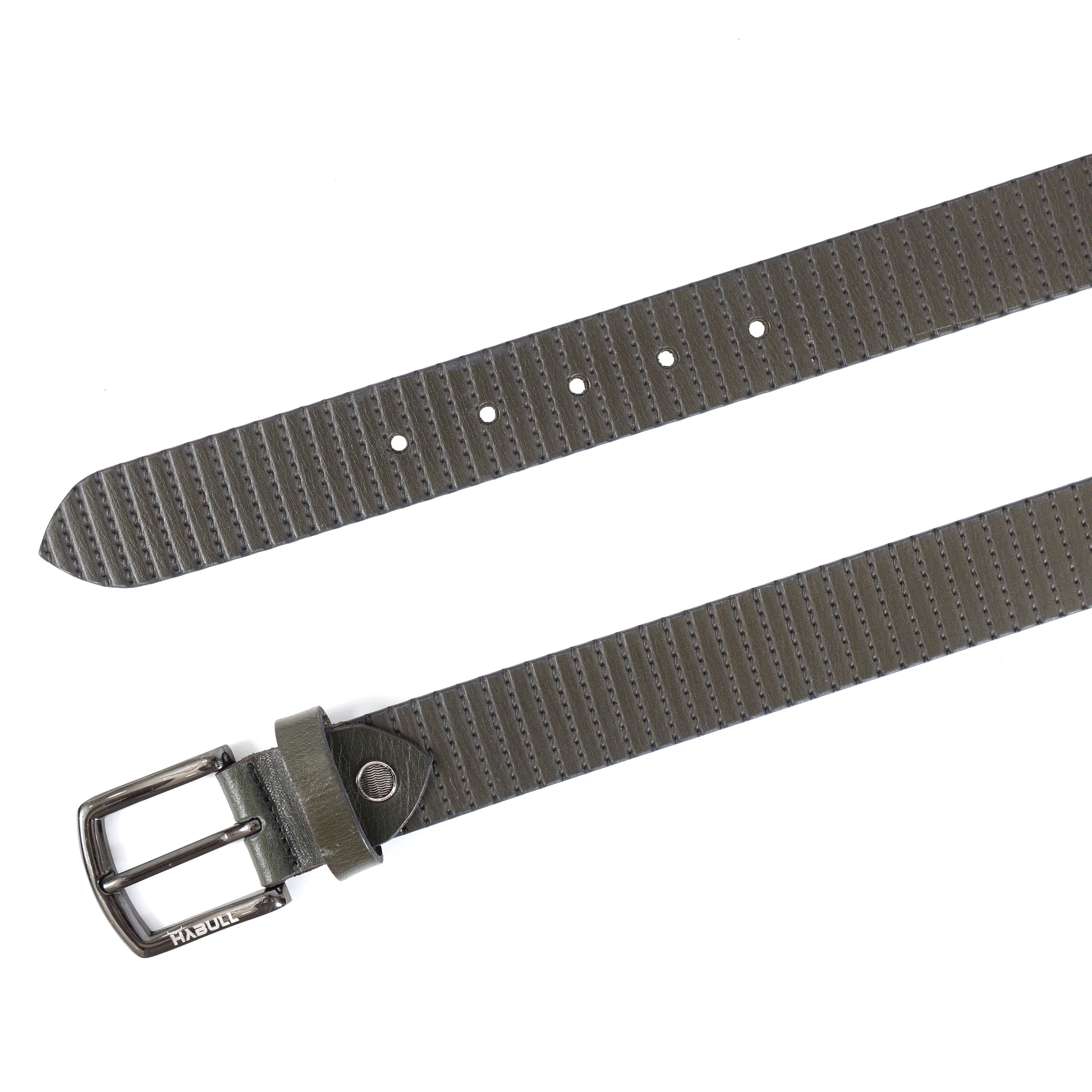 Classic Casual Brown Leather Belt – Genuine Leather Everyday Belt for Men