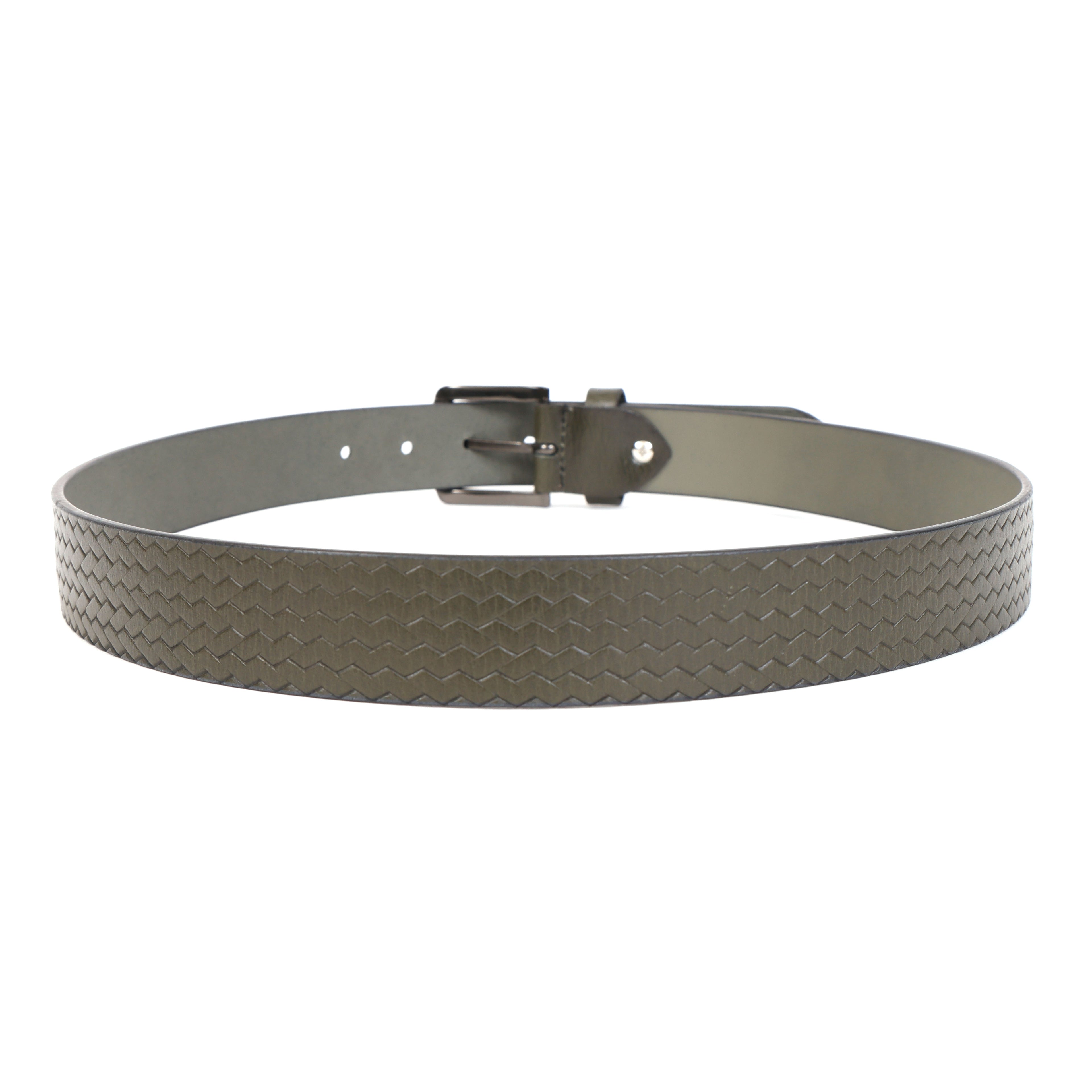 Classic Brown Leather Belt – Casual Genuine Leather Belt for Men