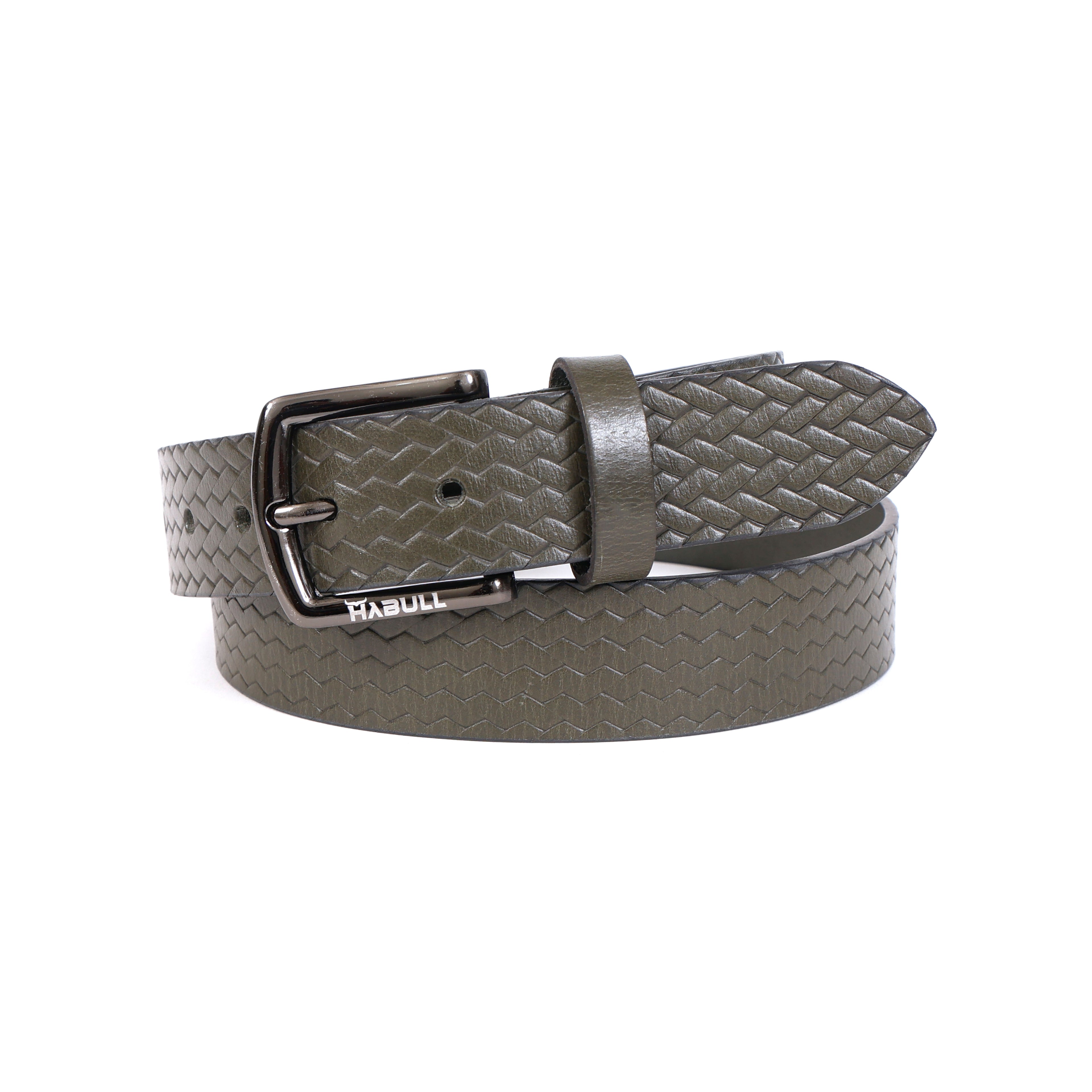 Classic Brown Leather Belt – Casual Genuine Leather Belt for Men