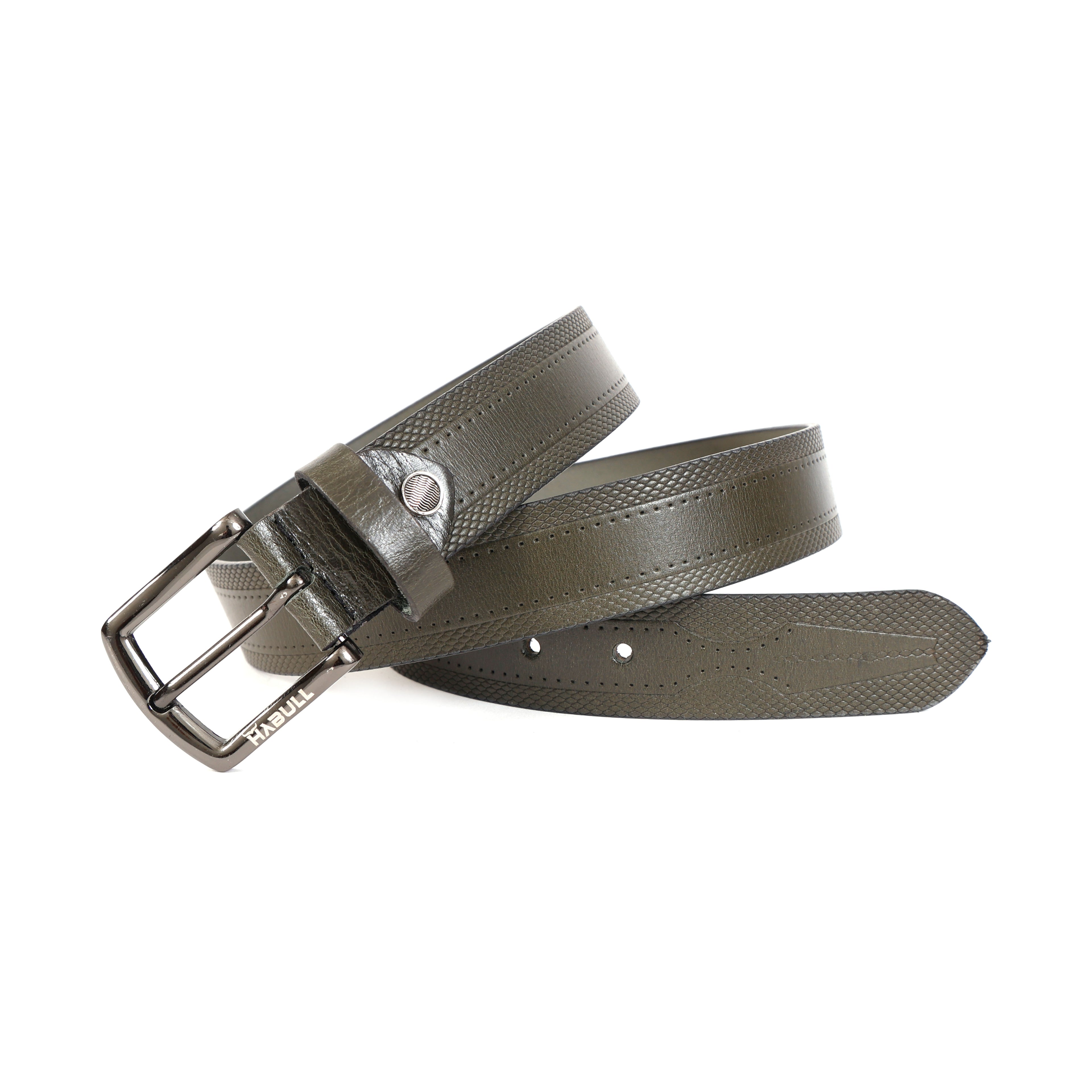 Modern Casual Brown Leather Belt – Premium Genuine Leather Everyday Belt