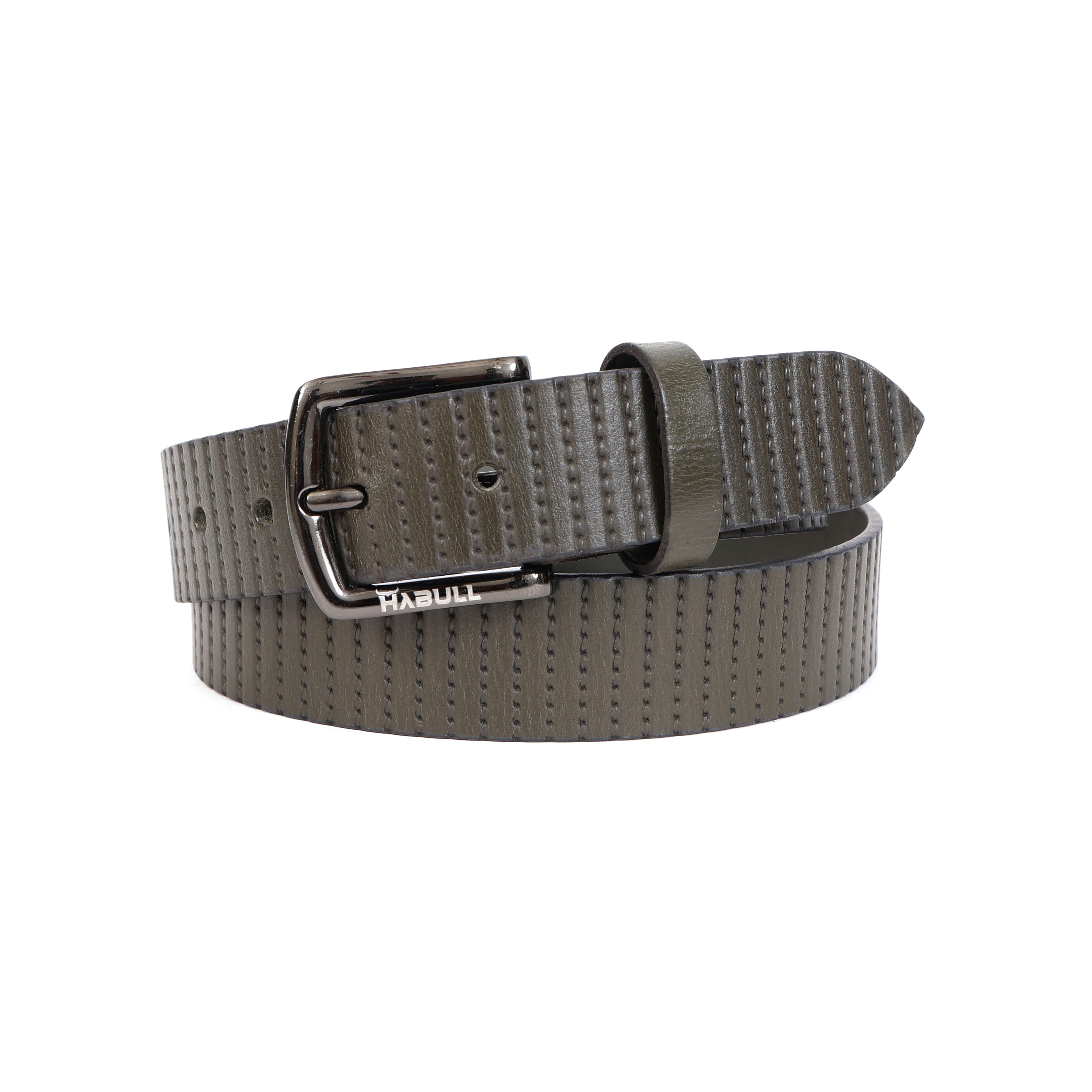 Classic Casual Brown Leather Belt – Genuine Leather Everyday Belt for Men