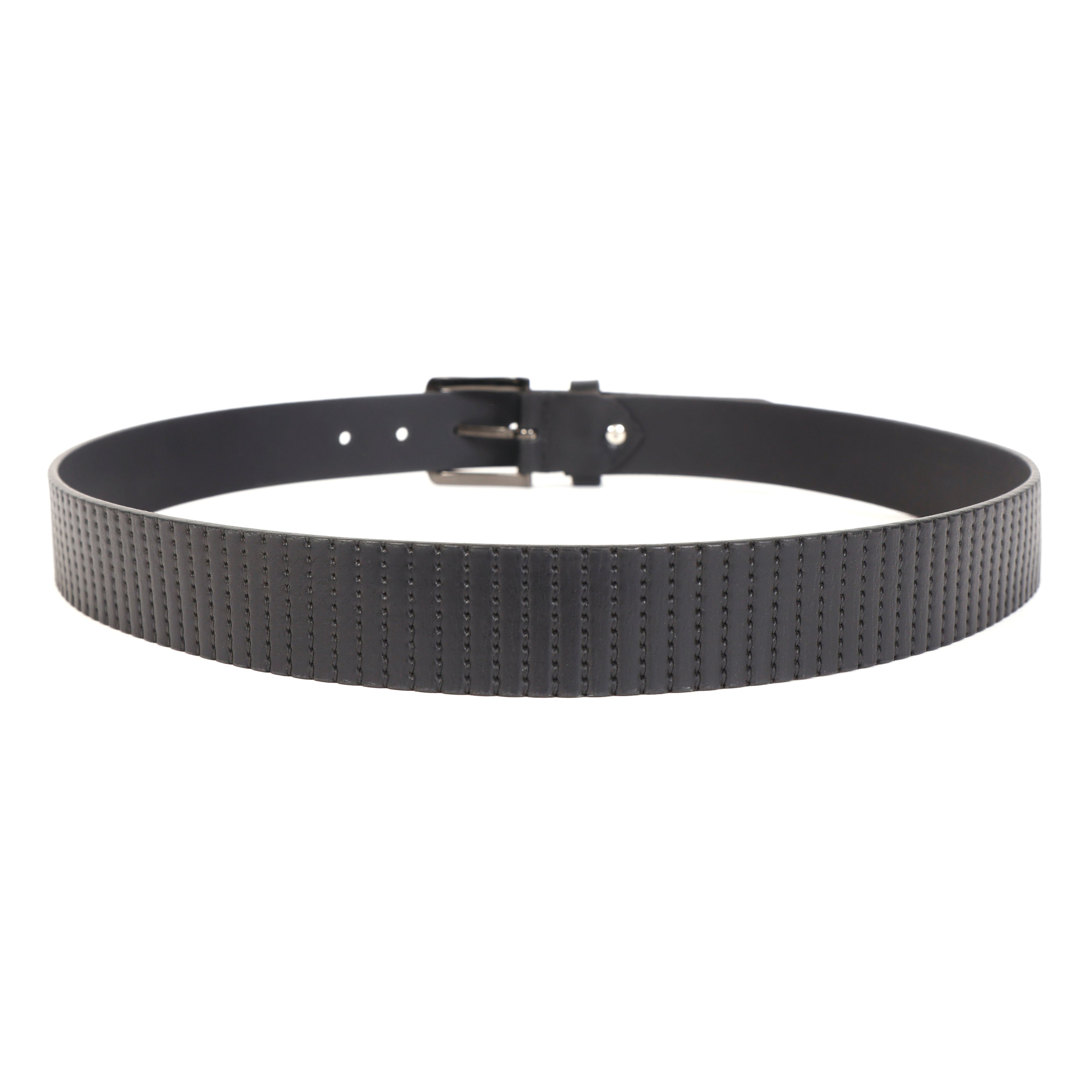 Classic Casual Black Leather Belt – Premium Genuine Leather Everyday Belt for Men