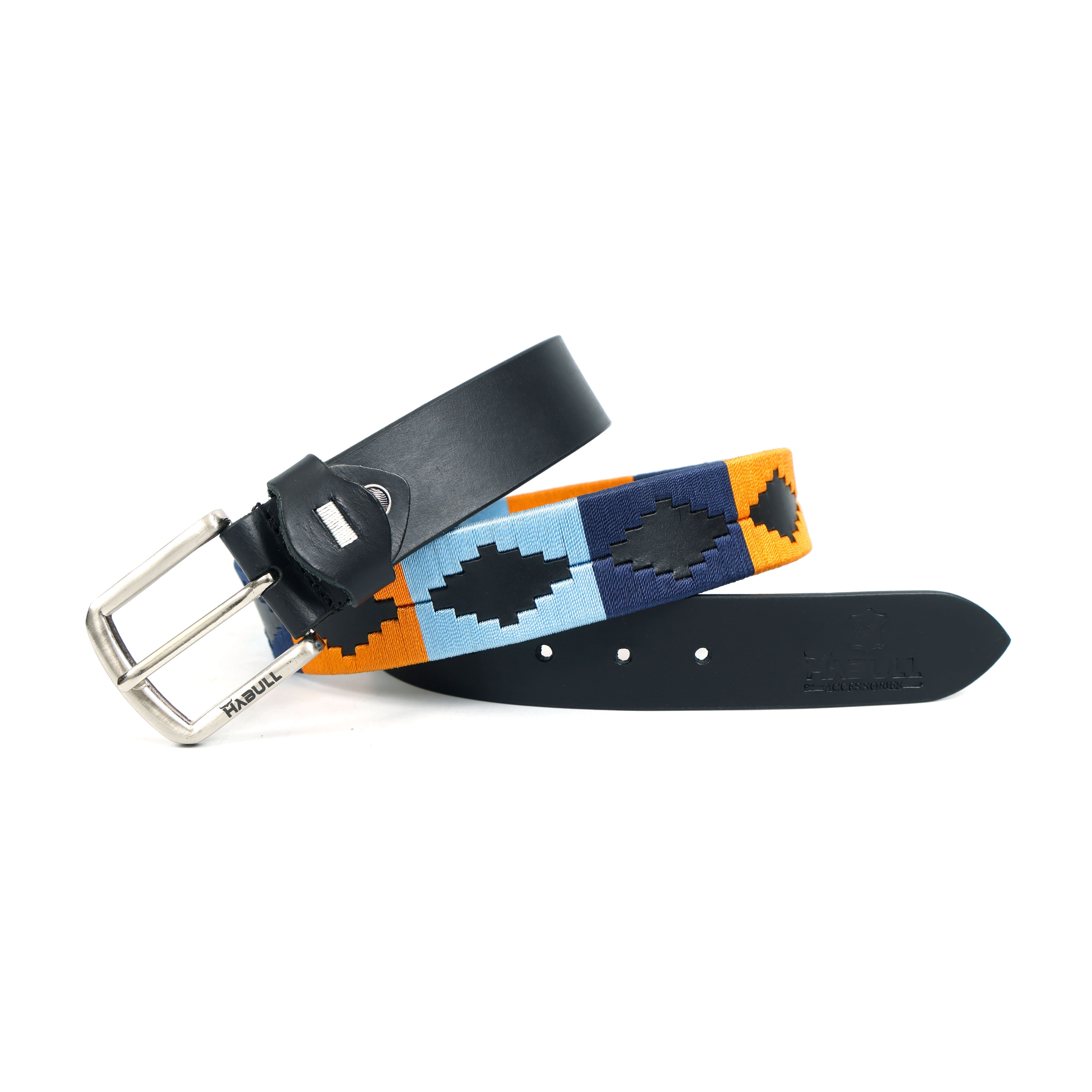 Handcrafted Genuine Leather Polo Belt – Premium Argentine-Style Pattern | HABULL Accessories