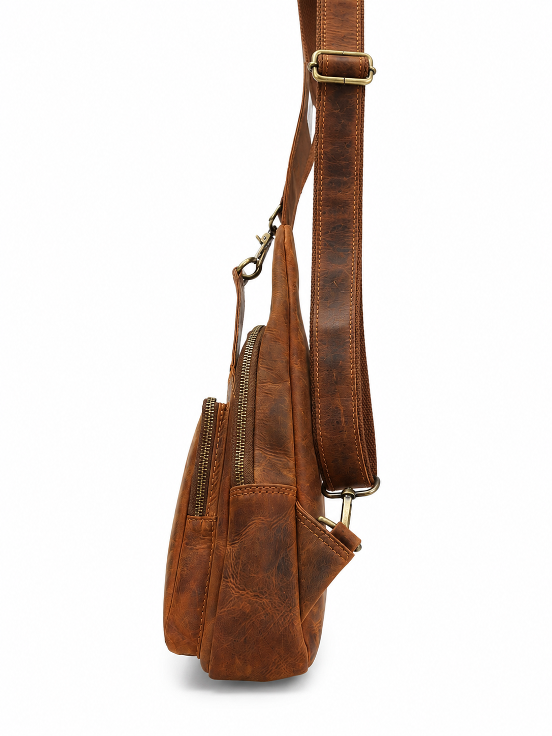 Premium Genuine Leather Sling Bag – Stylish, Durable & Perfect for Everyday Use