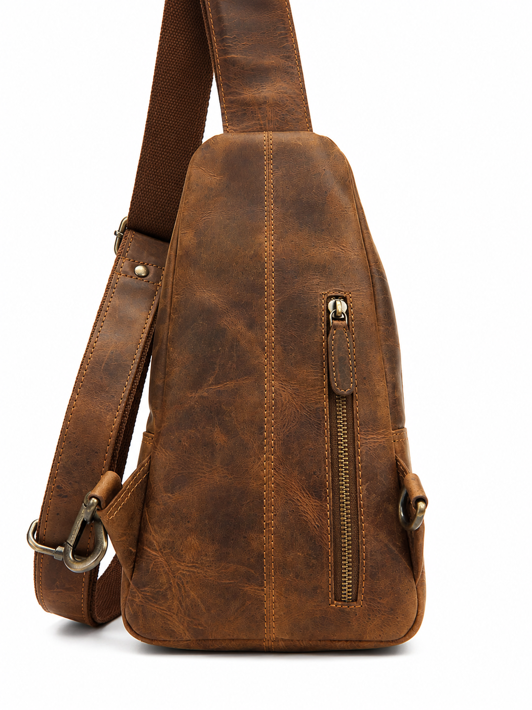 Premium Genuine Leather Sling Bag – Stylish, Durable & Perfect for Everyday Use