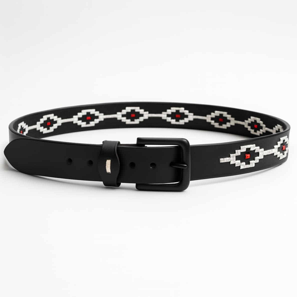 HABULL Handcrafted Genuine Polo Leather Belt for Men – with Free Leather Keyring | Stylish, Durable & Elegant Gift Combo